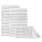 Badetücher 25 Stk. Baumwolle 350 g/m² 100 x 150 cm Weiß