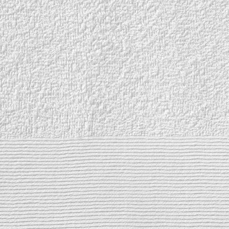 Duschtücher 2 Stk. Baumwolle 450 g/m² 70 x 140 cm Weiß