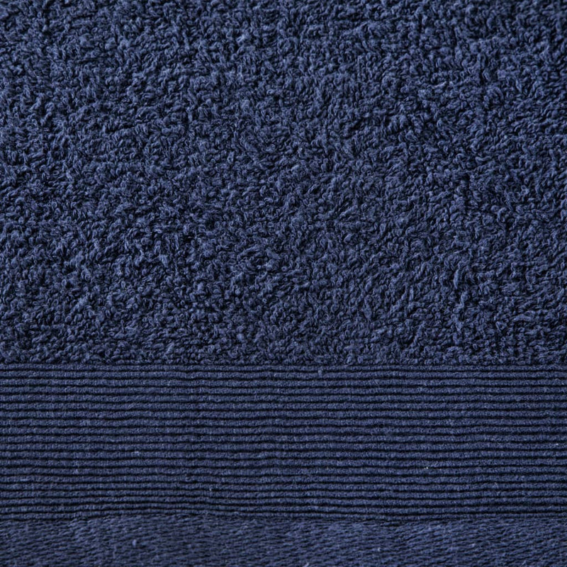Handtücher 2 Stk. Baumwolle 450 g/m² 50 x 100 cm Marineblau