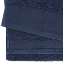 Badetuch-Set 5-tlg. Baumwolle 450 g/m² 100x150 cm Marineblau