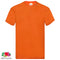 Fruit of the Loom Original T-Shirts 5 Stk. Orange XL Baumwolle