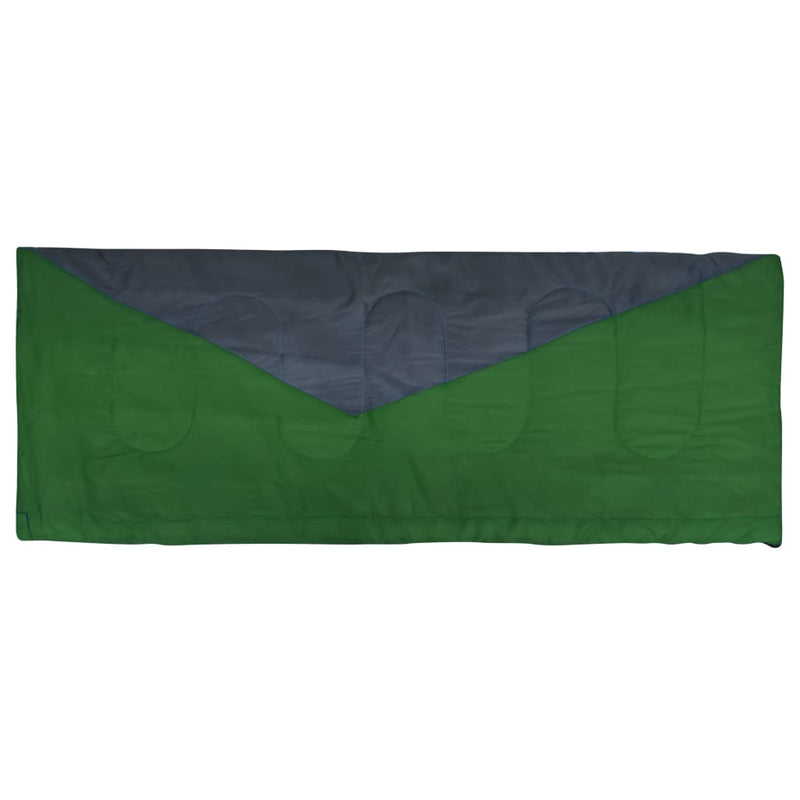 Leichte Umschlag-Schlafsäcke 2 Stk. Grün 1100g 10°C