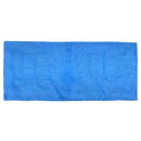 Leichter Umschlag-Schlafsack für Kinder Blau 670g 15°C