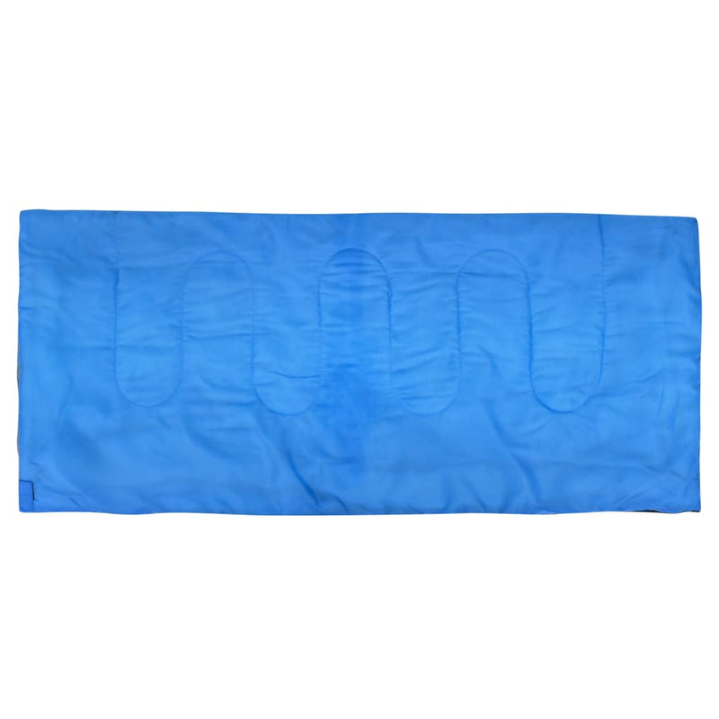 Leichter Umschlag-Schlafsack für Kinder Blau 670g 15°C