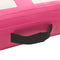 Aufblasbare Gymnastikmatte mit Pumpe 500x100x15 cm PVC Rosa