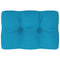vidaXL Palettensofa-Kissen Blau 60x40x10 cm