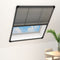 vidaXL Insektenschutz-Plissee für Fenster Aluminium Anthrazit 80x160cm