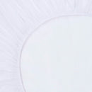 Spannbettlaken 2 Stk. Wasserdicht Baumwolle 100x200 cm Weiß