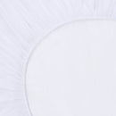 Spannbettlaken 2 Stk. Wasserdicht Baumwolle 200x220 cm Weiß