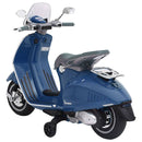 Elektrisches Spielzeug-Motorrad Vespa GTS300 Blau