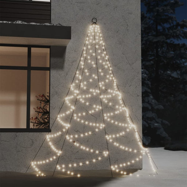 LED-Wandbaum mit Metallhaken 260 LED Warmweiß 3m Indoor Outdoor