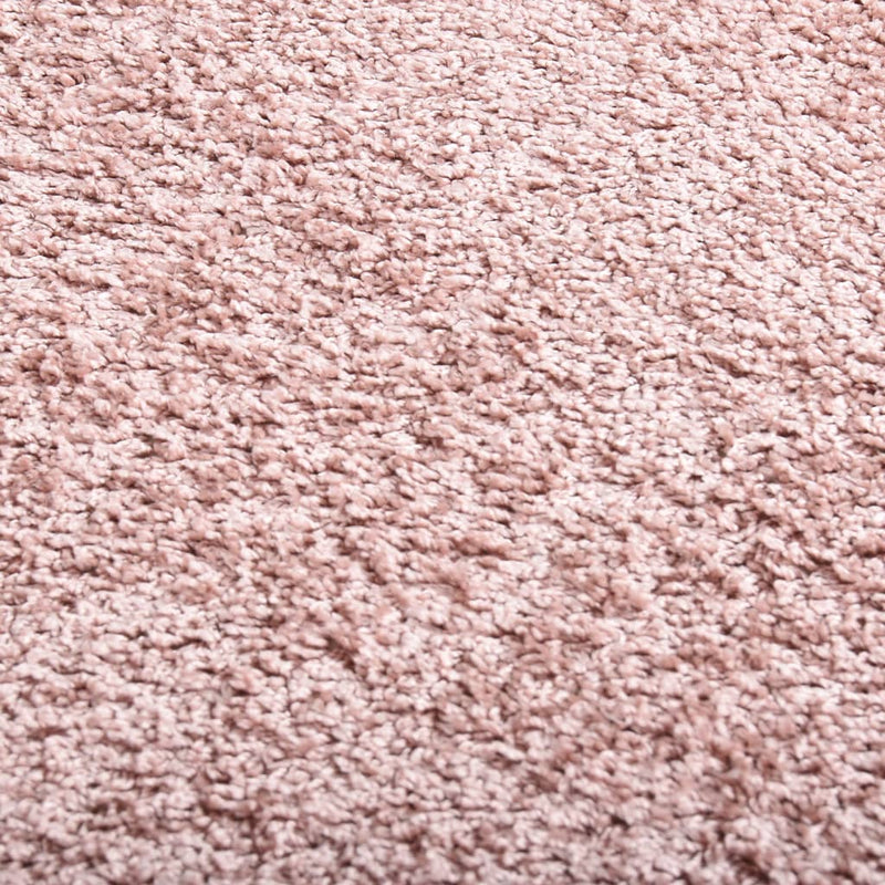 Teppich Weich Rutschfest 67x180 cm Rosa