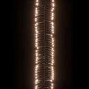 LED-Lichterkette mit 400 LEDs Warmweiß 7,4 m PVC