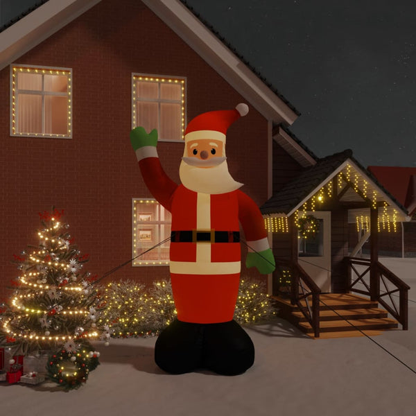 Aufblasbarer Weihnachtsmann mit LEDs 475 cm