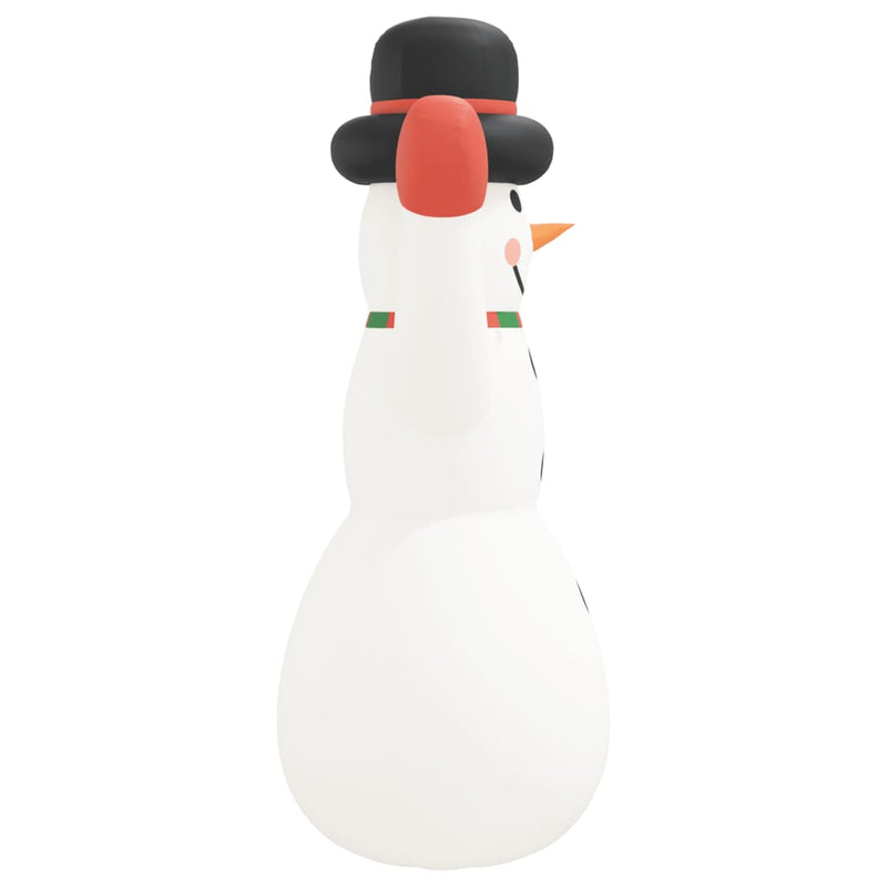 Aufblasbarer Schneemann mit LEDs 370 cm