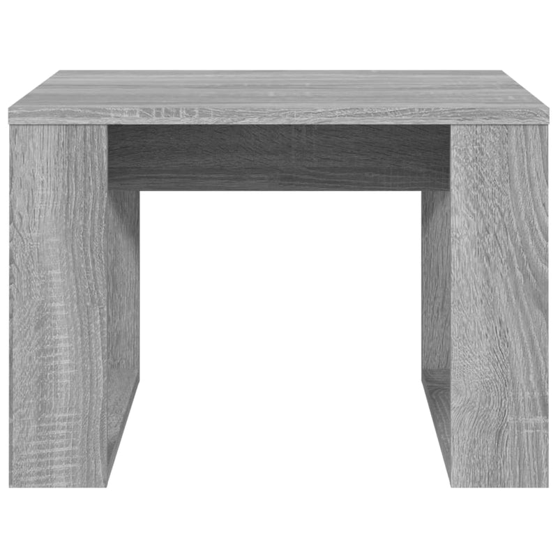 Beistelltisch Grau Sonoma 50x50x35 cm Holzwerkstoff