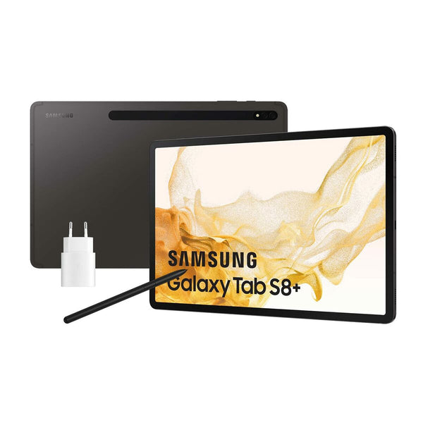 Tablet Samsung Galaxy Tab S8 Plus Qualcomm Snapdragon 898 Schwarz 8 GB RAM 12,4"