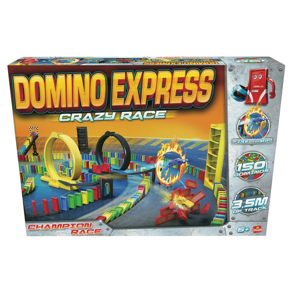 Konstruktionsrundkurs Goliath Domino Express: Crazy Race (Restauriert B)