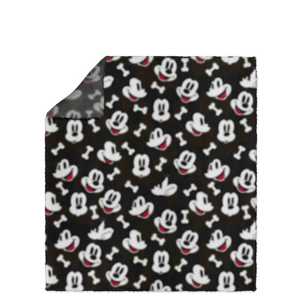 Decke für Haustiere Mickey Mouse Schwarz (100 x 0,5 x 70 cm)