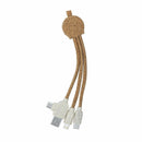 USB-Kabel mit kabellosem Ladegerät, USB-C und Lightning 146924 (100 Stück)