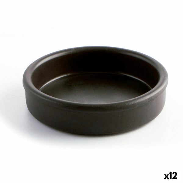 Kochtopf Quid Schwarz aus Keramik (Ø 14 cm) (12 Stück)