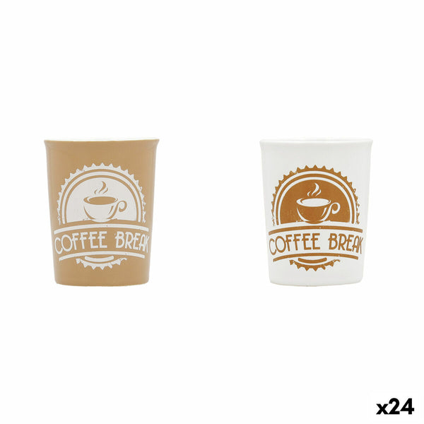 Kop Quid Coffee Break aus Keramik Bunt (100 ml) (24 Stück)