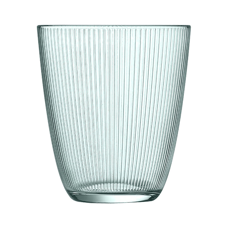 Becher Luminarc Concepto Stripy grün Glas (310 ml) (6 Stück)