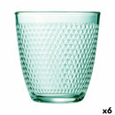 Becher Luminarc Concepto Pampille grün Glas (310 ml) (6 Stück)