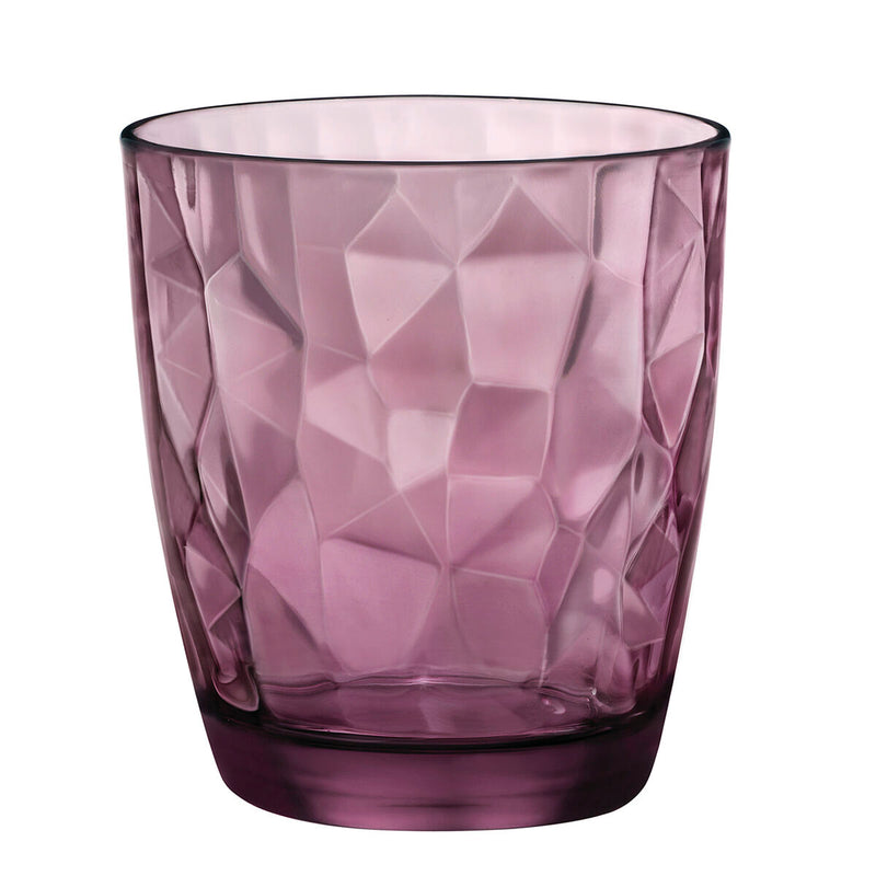 Becher Bormioli Rocco Diamond Lila Glas (390 ml) (6 Stück)