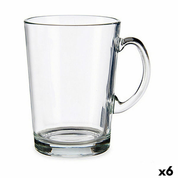 Kop Durchsichtig Glas (250 ml) (6 Stück)