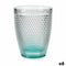 Becher Punkte türkis Glas (300 ml) (6 Stück)