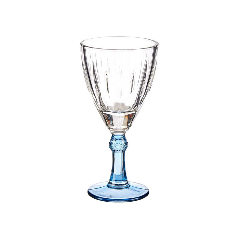Weinglas Exotic Kristall Blau 6 Stück (275 ml)
