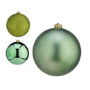 Weihnachtskugeln Set grün Kunststoff (15 x 16 x 15 cm) (4 Stück)