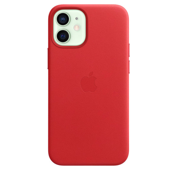 Handyhülle Apple MHK73ZM/A Rot Leder iPhone 12 Mini